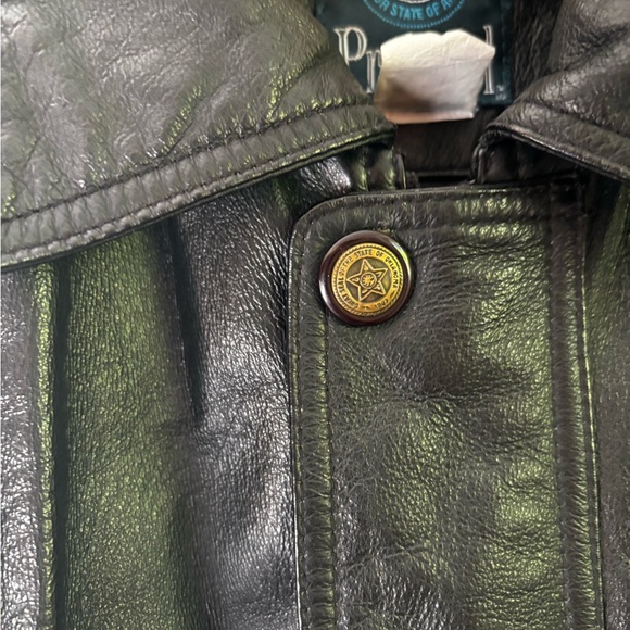 VINTAGE | Protocol genuine leather jacket | men’s size large - Picture 3 of 8